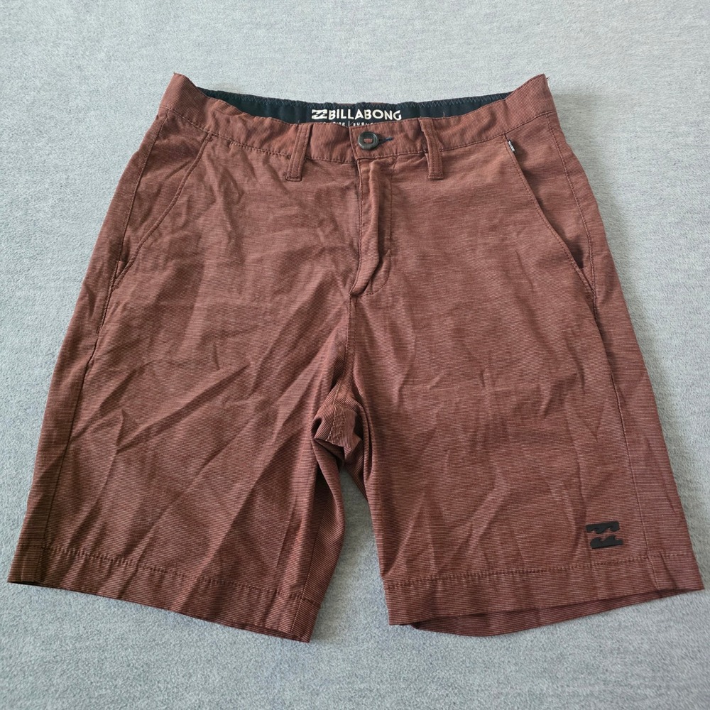 Billabong Crossfire Submersibles Hybrid Shorts Mens 28 Brown Quick Dry Stretch